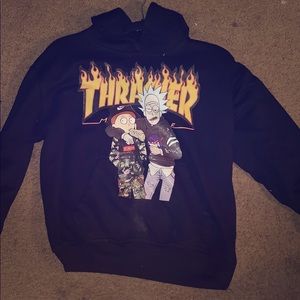 Rick and Morty - Thrasher hoodie (customlymade